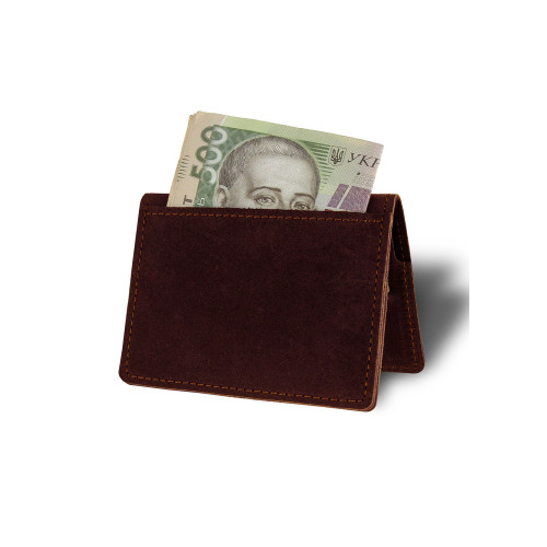 Кожаный мини кошелек-картхолдер BermuD Бордовый B 30-18Br-15-1 Кожаный мини кошелек-картхолдер BermuD Бордовый B 30-18Br-15-1