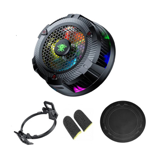 Магнитный-зажимный 2в1 полупроводниковый радиатор-вентилятор для смартфона активное охлаждение Plextone EX1 PRO Магнитный-зажимный 2в1 полупроводниковый радиатор-вентилятор для смартфона активное охлаждение Plextone EX1 PRO