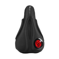 Чехол накладка на седло с гелем комфортый для спорта West Biking 0801088 285х162 мм Black + Red