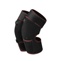 Бандаж на коленный сустав с подогревом электрический вибрационный Lesko YX210 One Size Черный (10017-42142)