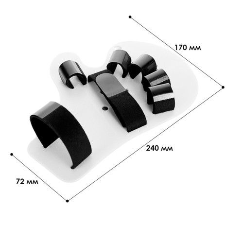 Бандаж фиксатор для руки Lesko BS-23 Правая L Белый (10972-58228) Бандаж фиксатор для руки Lesko BS-23 Правая L Белый (10972-58228)