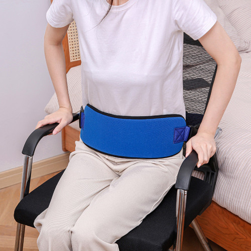 Мягкий ремень безопасности для инвалидной коляски фиксатор Lesko 435 мм Синий Мягкий ремень безопасности для инвалидной коляски фиксатор Lesko 435 мм Синий