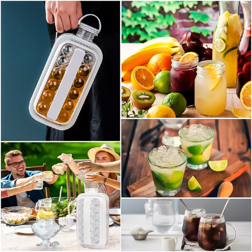 Силиконовая форма для льда 14 кубиков Cool Home ICE Tray White Силиконовая форма для льда 14 кубиков Cool Home ICE Tray White