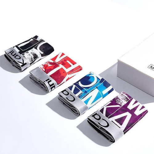 Набор мужских трусов Caiwen Kani 013 XL из 4 шт в подарочной коробке (11744-68562) Набор мужских трусов Caiwen Kani 013 XL из 4 шт в подарочной коробке (11744-68562)