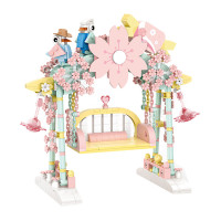 3D конструктор Loz 1126 Цветочные качели (12307-74883)