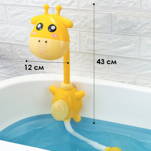 Игрушка Lesko YT-2088 Жираф для купания на присоске Игрушка Lesko YT-2088 Жираф для купания на присоске