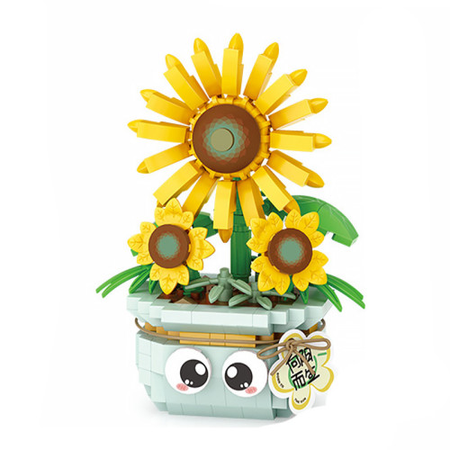 3D конструктор набор строительных блоков Loz 8840 подсолнух 320 деталей 3D конструктор набор строительных блоков Loz 8840 подсолнух 320 деталей