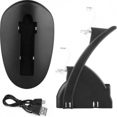 Двойная зарядная станция Dual USB Charging Stand для геймпадов PlayStation (PS4 / PS4 Slim / PS4 Pro) DualShock 4 Черный Двойная зарядная станция Dual USB Charging Stand для геймпадов PlayStation (PS4 / PS4 Slim / PS4 Pro) DualShock 4 Черный