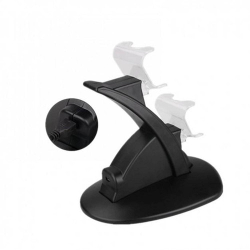 Двойная зарядная станция Dual USB Charging Stand для геймпадов PlayStation (PS4 / PS4 Slim / PS4 Pro) DualShock 4 Черный Двойная зарядная станция Dual USB Charging Stand для геймпадов PlayStation (PS4 / PS4 Slim / PS4 Pro) DualShock 4 Черный