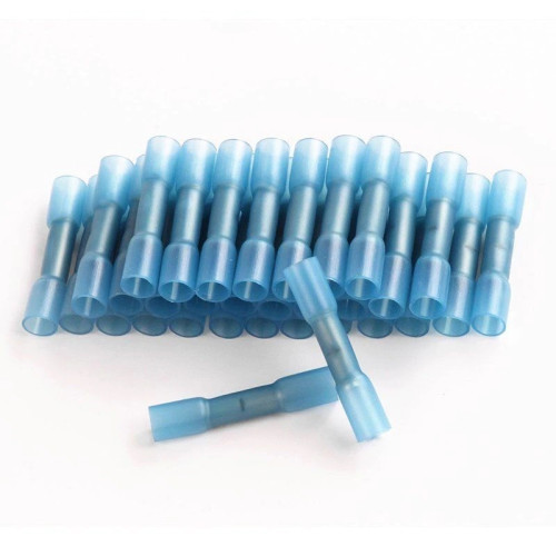 Соединительная гильза с термоусадкой под опресовку для быстрого монтажа 1.5 - 2.5 мм Linco 50 шт синий (58984357842) Соединительная гильза с термоусадкой под опресовку для быстрого монтажа 1.5 - 2.5 мм Linco 50 шт синий (58984357842)