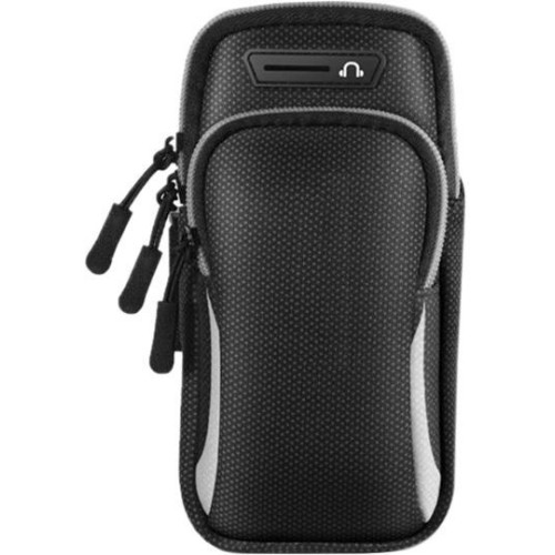 Сумка-чехол на руку для бега CWa с 2 карманами 17х9.5 см Черная (K2380580) Сумка-чехол на руку для бега CWa с 2 карманами 17х9.5 см Черная (K2380580)