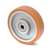 Колесо KAMA без кронштейна с шариковым подшипником 100 мм (45-125х50-В)