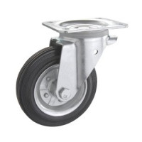 Колесо поворотное SNB PROFI с крепёжной панелью 160 мм (1402-PF-160-R)