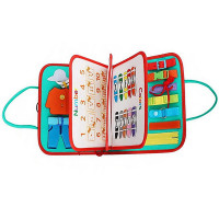 Детская развивающая сумочка Lesko 545L Light Blue бизиборд монтессори-игрушка для малышей моторику и сенсорику