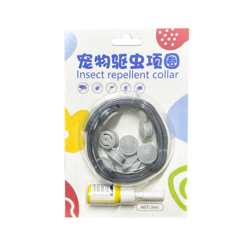 Ошейник для животных Lesko DT489 Gray противопаразитарный от блох и клещей Ошейник для животных Lesko DT489 Gray противопаразитарный от блох и клещей