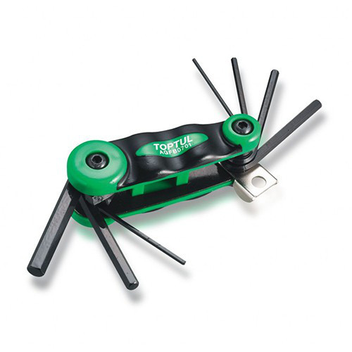 Ключи Г-образные HEX набор складной TOPTUL AGFB0701 Ключи Г-образные HEX набор складной TOPTUL AGFB0701