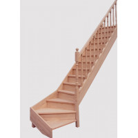 Маршевая деревянная лестница BETTA  QT бук
