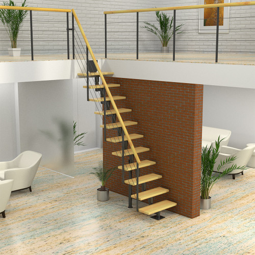 Маршевая модульная лестница модерн London бук Маршевая модульная лестница модерн London бук