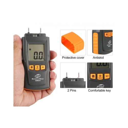Влагомер древесины 0-41% (28 пород, 4 типа) BENETECH GM605 Влагомер древесины 0-41% (28 пород, 4 типа) BENETECH GM605