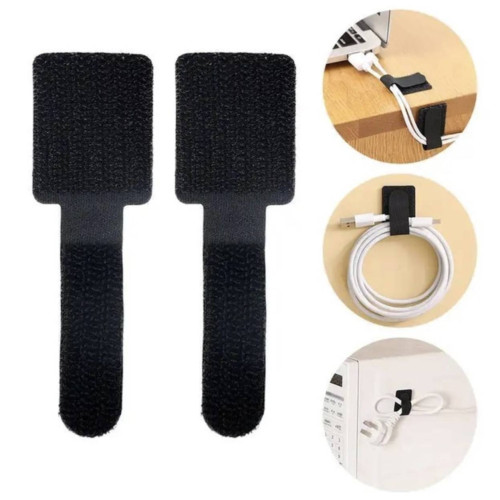 Органайзер кабеля стяжка липучка хомут фиксатор Choice для кабеля 20 штук многоразовые Черный Органайзер кабеля стяжка липучка хомут фиксатор Choice для кабеля 20 штук многоразовые Черный