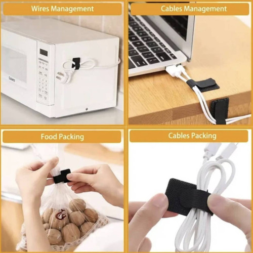 Органайзер кабеля стяжка липучка хомут фиксатор Choice для кабеля 20 штук многоразовые Черный Органайзер кабеля стяжка липучка хомут фиксатор Choice для кабеля 20 штук многоразовые Черный