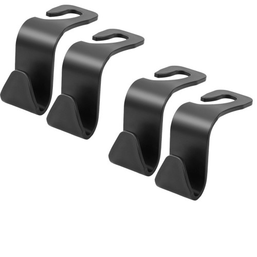 Крючки в автомобиль WB вешалки на подголовник в машину 4 шт Черные (RT050546-4) Крючки в автомобиль WB вешалки на подголовник в машину 4 шт Черные (RT050546-4)