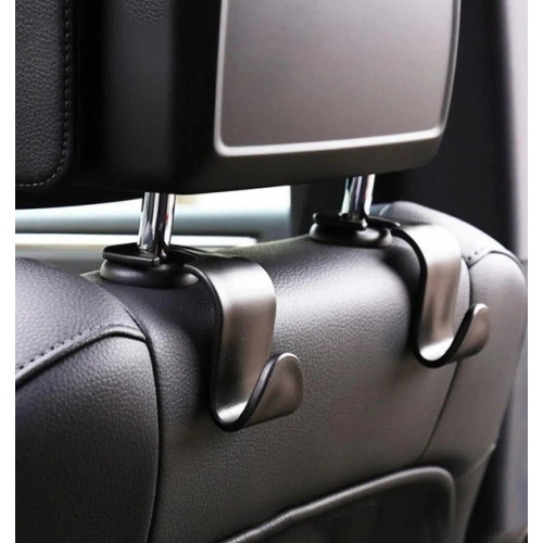 Крючки в автомобиль WB вешалки на подголовник в машину 4 шт Черные (RT050546-4) Крючки в автомобиль WB вешалки на подголовник в машину 4 шт Черные (RT050546-4)