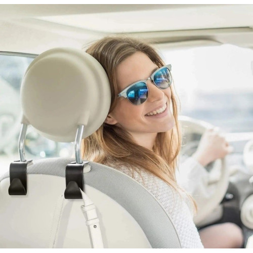 Крючки в автомобиль WB вешалки на подголовник в машину 4 шт Черные (RT050546-4) Крючки в автомобиль WB вешалки на подголовник в машину 4 шт Черные (RT050546-4)