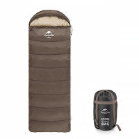 Туристический спальный мешок в чехле Naturehike U350 Brown