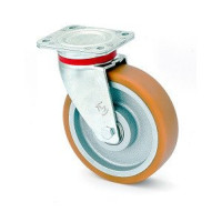 Колесо поворотное KAMA Extra Large с крепёжной панелью 250 мм (4502-ELR-250-В)