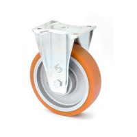 Колесо неповоротное KAMA Extra Large с крепёжной панелью 150 мм (4507-ELR-150-В)