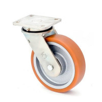 Колесо поворотное KAMA STRONG с крепежной панелью 100 мм (4502-STR-100-В)