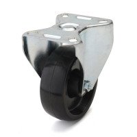 Колесо неповоротное термостойкое c крепежной панелью DC Di Candia 160 мм (5107-TR-160-P)