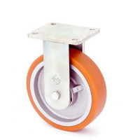 Колесо неповоротное KAMA STRONG с крепёжной панелью 250 мм (4507-STR-251-B)