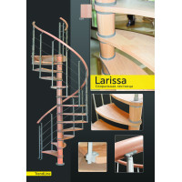 Винтовая лестница LARISSA NEW бук Ø 120 см
