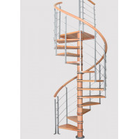 Винтовая лестница CYVA NEW бук Ø 120 см