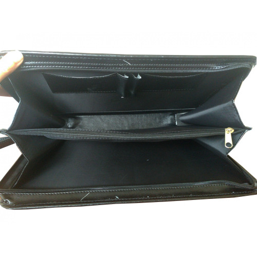 Папка для документов кожаная Дорожка Черная (7109) Папка для документов кожаная Дорожка Черная (7109)