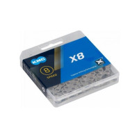 Цепь велосипеда KMC X8, 8 скоростей, 116 звеньев без замка
