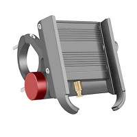 Держатель для телефона с повербанком 2000 мА•ч на велосипед SJJ-010 Feel Fit Серый